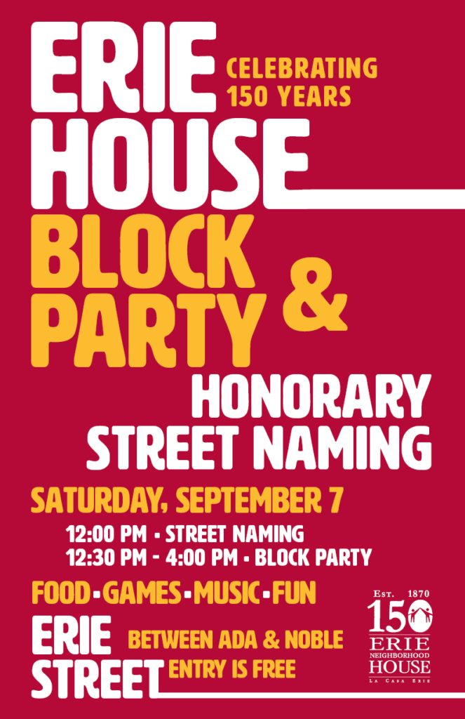 Block Party and Honorary Street Naming - Erie Neighborhood House